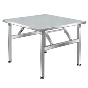 접이식 스텐 테이블 식당 심플 대형 베란다 정사각 직사각 책상