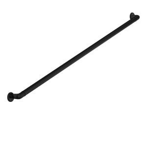 금속 핸드레일 벽 코팅, 계단용 ADA 메란티 검은색 알루미늄 - DIY 핸드레일 3피트 실외 핸드레일, 준수 텍스처, 파우더 L) - 계단용 - 핸드레일 실내 환경용 키트(WHR,