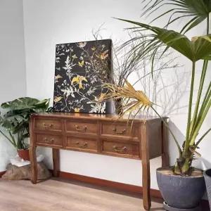 현관콘솔 서랍장 장식장 엔틱 거실 복고풍 콘솔장 화장실 테이블