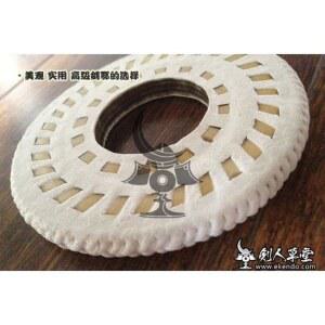 죽도 코등이 검도 액세서리 시나이 SP034화이트 츠바 화이트 원 가죽