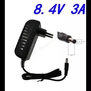 7.2V 7.4V 8.4V 18650 리튬 이온 리튬 포 배터리 용 8.4V 3A 5.5x2.1mm AC DC 전원 공급 장치 어댑터 충전