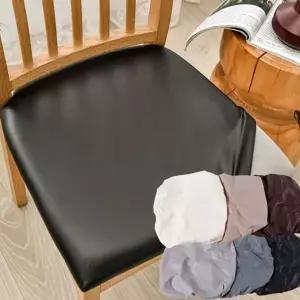 가죽 의자 커버 방수 인조 덮개 식탁 의자 커버 교체 인테리어 커버형 방석 쿠션 보호 생활