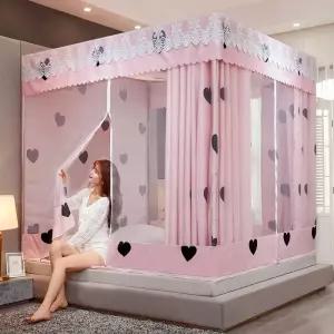 암막 모기장 침대 8m 지퍼형 공주형 커튼 5m 전면