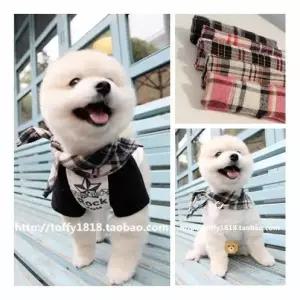 삼각스카프 강아지 목스카프 소형 대형 린넨 중형 귀여운