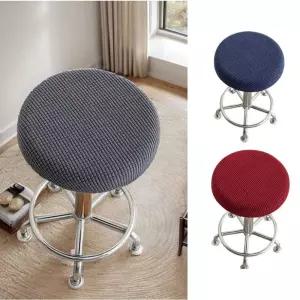 고탄력 원형 의자커버 2P 둥근 덮개 방진 오염방지