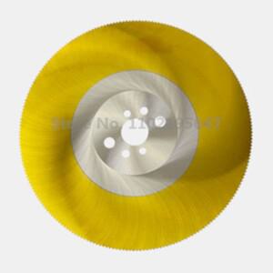 HSS 금속 알루미늄 철 파이프 절단용 원형 톱날, 노란색 코팅, DM05, 250 300 315 구멍, 32mm