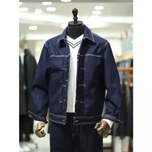 [갤러리아] BON 24F/W 스티치 디테일 오버핏 데님 트러커 재킷 BNEFJP410