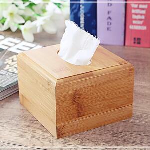 [2개구성] 주트리 화장지케이스 업소용티슈 대나무 휴지케이스 정사각 업소용휴지 사각휴지 FAWB75A57