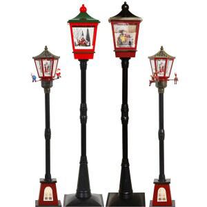 눈내리는가로등 크리스마스 장식 1 25M 오르골 장면 인테리어 눈내리는마을 성탄절 표류