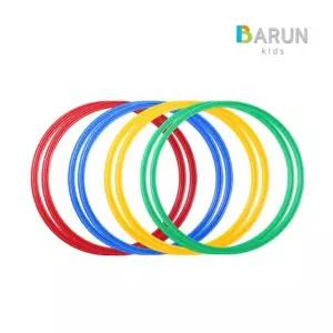 (35cm 8개세트) 바른키즈 멀티짐 후프 세트 액션후프/훌라후프/액션/훈련/운동/운동링/원형/훈련용/뱃살