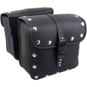오토바이 사이드백 바이크 가방 4세대 브래킷 케미모토 가죽가방 파우치 A형블랙 스쿠터