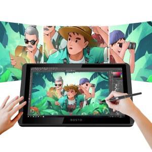 드로잉 태블릿 스케치 그림 그리는 패드 12HD A H IPS LCD Graphics 11.6인치 Drawing Tablet with Screen 1366x768 Display Battery Free Stylus Tilt for Mac Windows PC