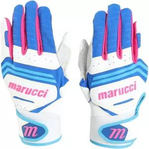 마루치 FUZN 프로 배팅 글러브 화이트/컬럼비아 블루/핑크 AS