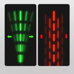 던질찌 숏 LED 전자 플로트 세트 전체 녹색 감도 빨간색 고감도 나노 야외 낚시 야간