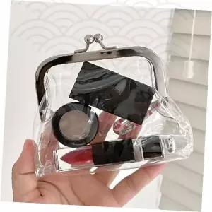 투명 화장품 파우치 미니백 여성용 메이크업 수납 가방 클러치백 여행용 세면용품 정리함