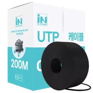 인네트워크 CAT.5E 스틸 와이어가이드 옥외용 케이블 200M IN-5UOD200