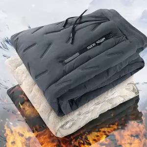 남성기모바지 방한 겨울작업복 트레이닝 남자 방한복 남자 등산바지 패딩바지 작업복 하의 양털바지