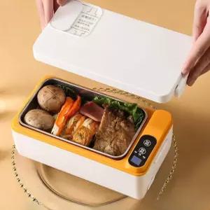 전기 도시락통 1인용 가열형 충전식 가정용 멀티플러그 무선 소형 밥통