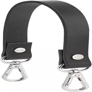 WADORN 소가죽 지갑 손잡이 스트랩 13인치 짧은 가죽 핸드백 교체 버킷백 상단 DIY 가방 토트 숄더백