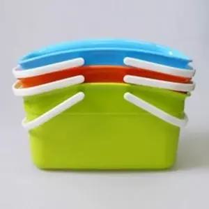 (선택타입 소사이즈)목욕 바구니 소쿠리 목욕 가방 욕실 바구니 정리함