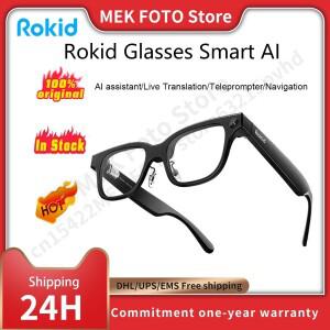 로키드 안경 스마트 AI 89개 언어 실시간 번역 AI AR 번역, AI 퀵노트, AI 내비게이션, AI 인식