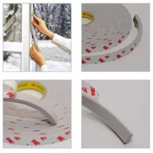 3M 냉난방비절약 실외용 습기에강한 우레탄 스폰지 문풍지 중 형관바람막이 단열 위풍