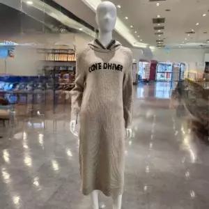 JOINUS HC06 후드넥 니트 롱 원피스  JAEW1-WSO300