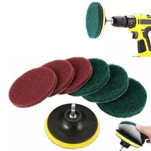 찌든때 대청소 전동드릴수세미 광택 원형 청소브러쉬