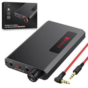 블루투스 5 1 수신기 부스트 5mm 폰 스위치 휴대용 하이파이 16 이어폰 베이스 매트 300옴 갖춘 3 알루미늄 표면을 네오텍