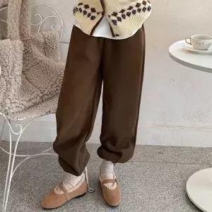 [난닝구] 푸멜드 융기모밴딩팬츠