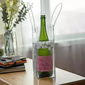 [콩심팥심]와인 보냉 가방 방수 칠링백 25cm 여행용 보관