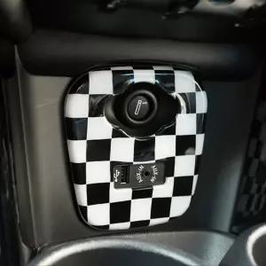 미니쿠퍼 F55 F56 시거잭 억스 USB 테두리 디자인 커버 튜닝 몰딩