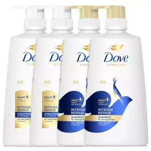 대용량 도브 샴푸 컨디셔너 린스 인텐스 리페어 샴푸 2개 + 린스 2개