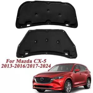 단열재 마쓰다 CX-5 2013-20162017-2024용 프론트 엔진 후드 단열 패드 1개 방음 매트 폼 방화 커버