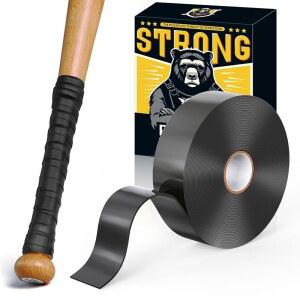 PHIXBEAR 야구 배트 그립 테이프, 1.1mm - 골프 테니스 소프트볼 및 하키용 멀티 스포츠 핸들 안정적인 접지력과 충격 흡수를 위한 향상된 자가 융합 실리콘