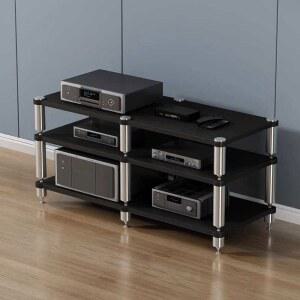 오디오장 턴테이블 우퍼 컬러 스피커스탠드 티크 장식장 스피커 오디오 수납대