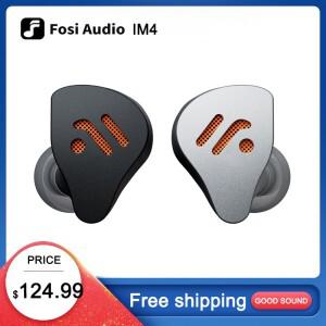 Fosi Audio IM4 오픈백 IEM 이어폰, 인이어 모니터, 유선 이어버드, 10mm, 싱글 다이나믹 드라이버, 오디오
