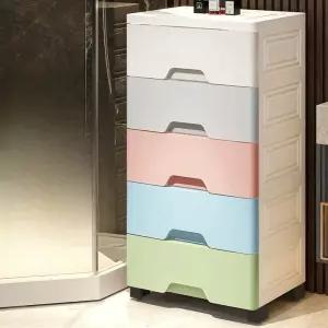 옷수납장 플라스틱 서랍 조립식 광폭 다용도 간이 투명 와이드 정리 틈새