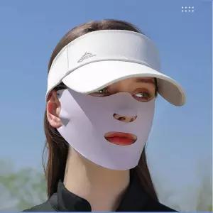 자외선 햇빛 차단 통풍 골프 등산 얼굴 마스크x3개 안면햇빛가리개