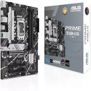 ASUS 프라임 B760M-A D4-CSM Intel B760 (LGA 1700) mATX 상용 CSM 마더보드 PCIe 4.0 DDR4 2X M.2 2.5