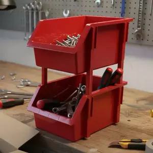 [보노하우스]워크박스 부품정리함 2P 공구함 부품상자 DIY 작업실 수납