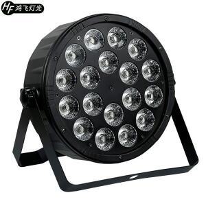 RGBWA UV 6 인 1 LED 파 라이트, 18x18w 4 플랫 조명 장비, 파티 염색