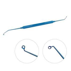 안과용 캡슐 폴리셔, 왼쪽 오른쪽 링, 양쪽 눈 수술 기구, 140mm