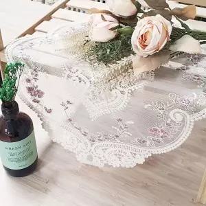 레이스 자수 테이블 매트 빈티지 식탁보 식탁매트 테