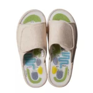 JAJU 자주 지압 그림 거실화 발마사지 250-265 베이지 BNS