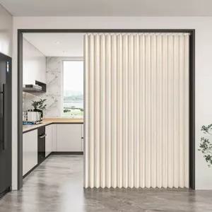 접이식 커텐 자바라 무타공 공간 홀딩 레일 방수