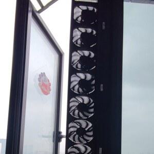 창틀형 배기팬 환풍기 무타공 환기 배기 창문 덕트 시스템 높이