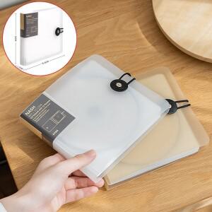 버클이 있는 투명 컬러 플라스틱 디스크 CD 케이스  DVD 홀더  지갑 보관 가방 정리함  커버 백 박스  앨범