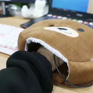 온열 마우스패드 신상품 곰돌이 히팅 추천 캐릭터 수족냉증 USB 귀여운 온열
