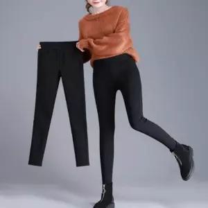 [라일리여성의류] Rly 여성 겨울 스키니 기모바지 슬림핏 밴딩 스판팬츠